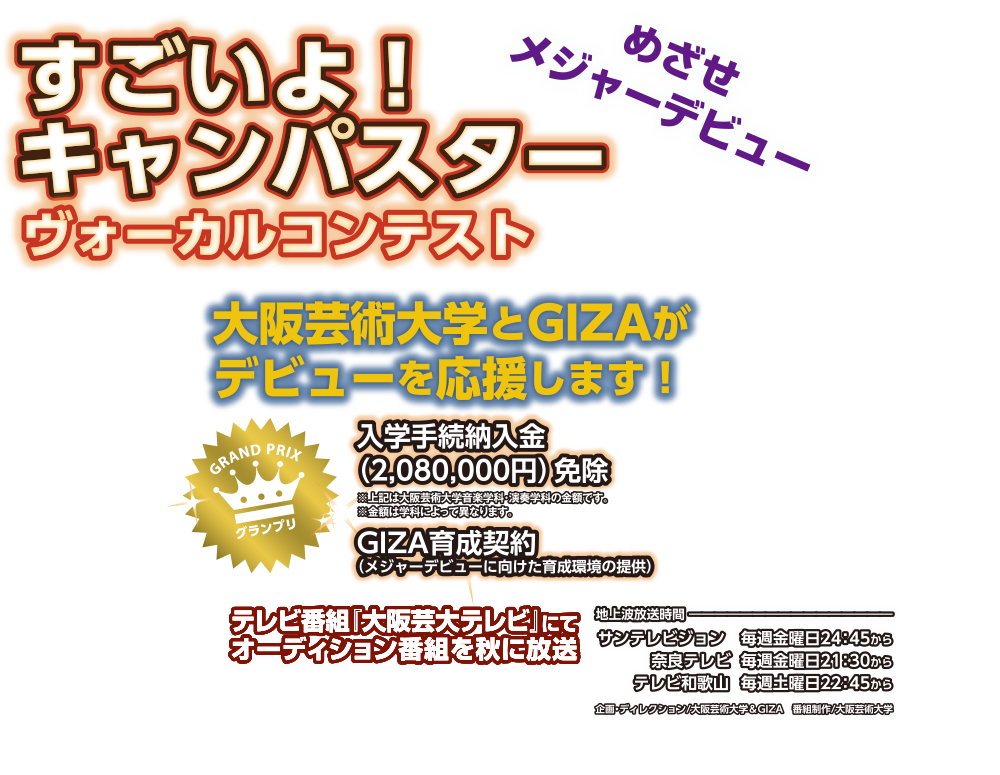 めざせメジャーデビュー　すごいよ！キャンパスター／オーディション